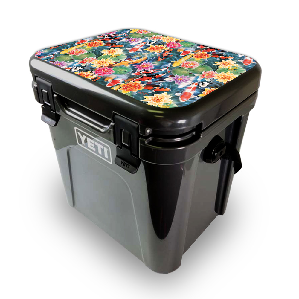 Picture of MightySkins YEROA24LID-Koi Pond Skin for Yeti Roadie 24 Hard Cooler Lid - Koi Pond
