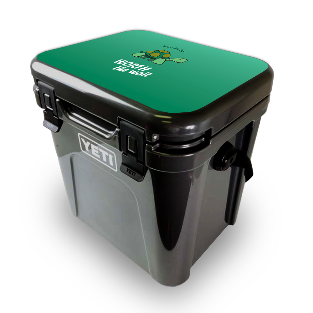 Picture of MightySkins YEROA24LID-Late Turtle Skin for Yeti Roadie 24 Hard Cooler Lid - Late Turtle