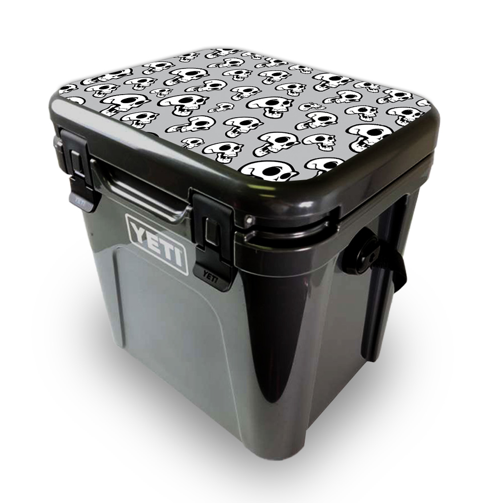 Picture of MightySkins YEROA24LID-Laughing Skulls Skin for Yeti Roadie 24 Hard Cooler Lid - Laughing Skulls