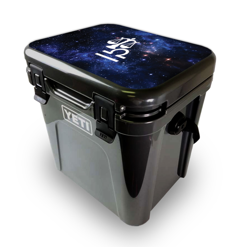 Picture of MightySkins YEROA24LID-Libra Skin for Yeti Roadie 24 Hard Cooler Lid - Libra