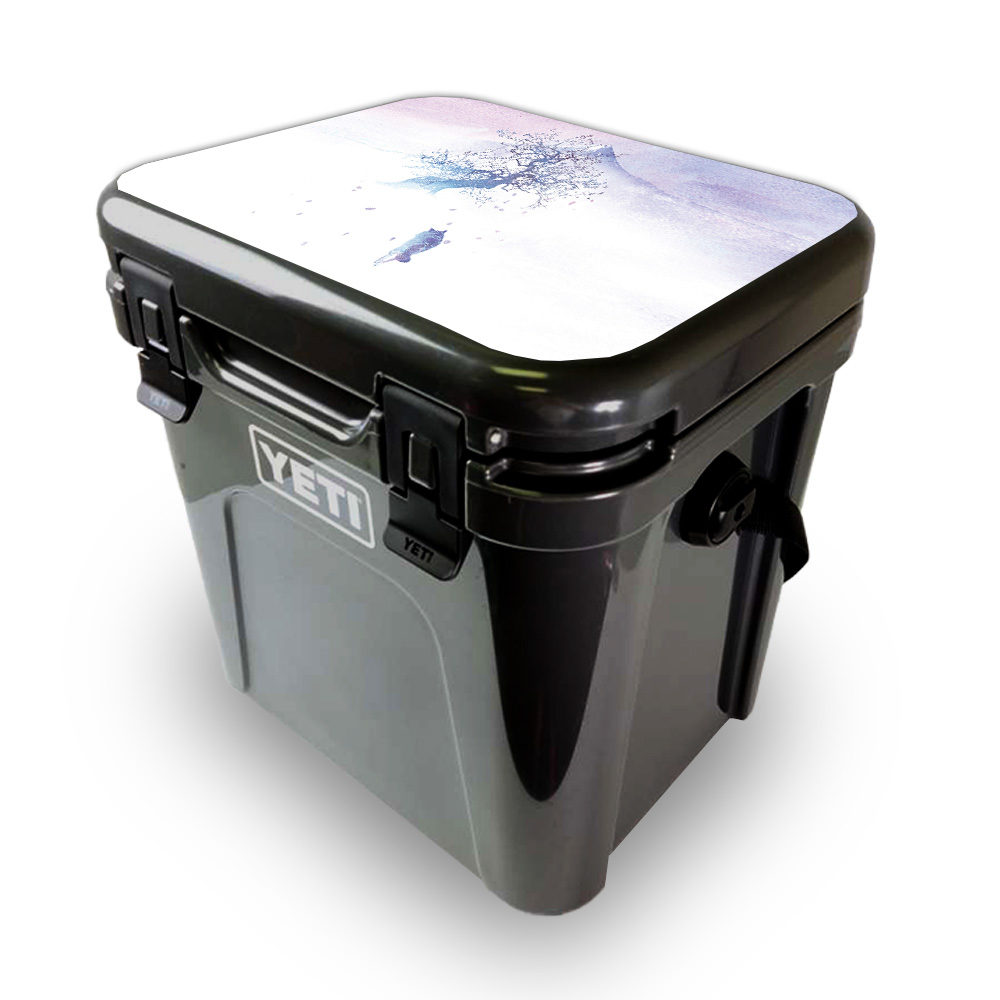 Picture of MightySkins YEROA24LID-Long Way To Fuji Skin for Yeti Roadie 24 Hard Cooler Lid - Long Way to Fuji