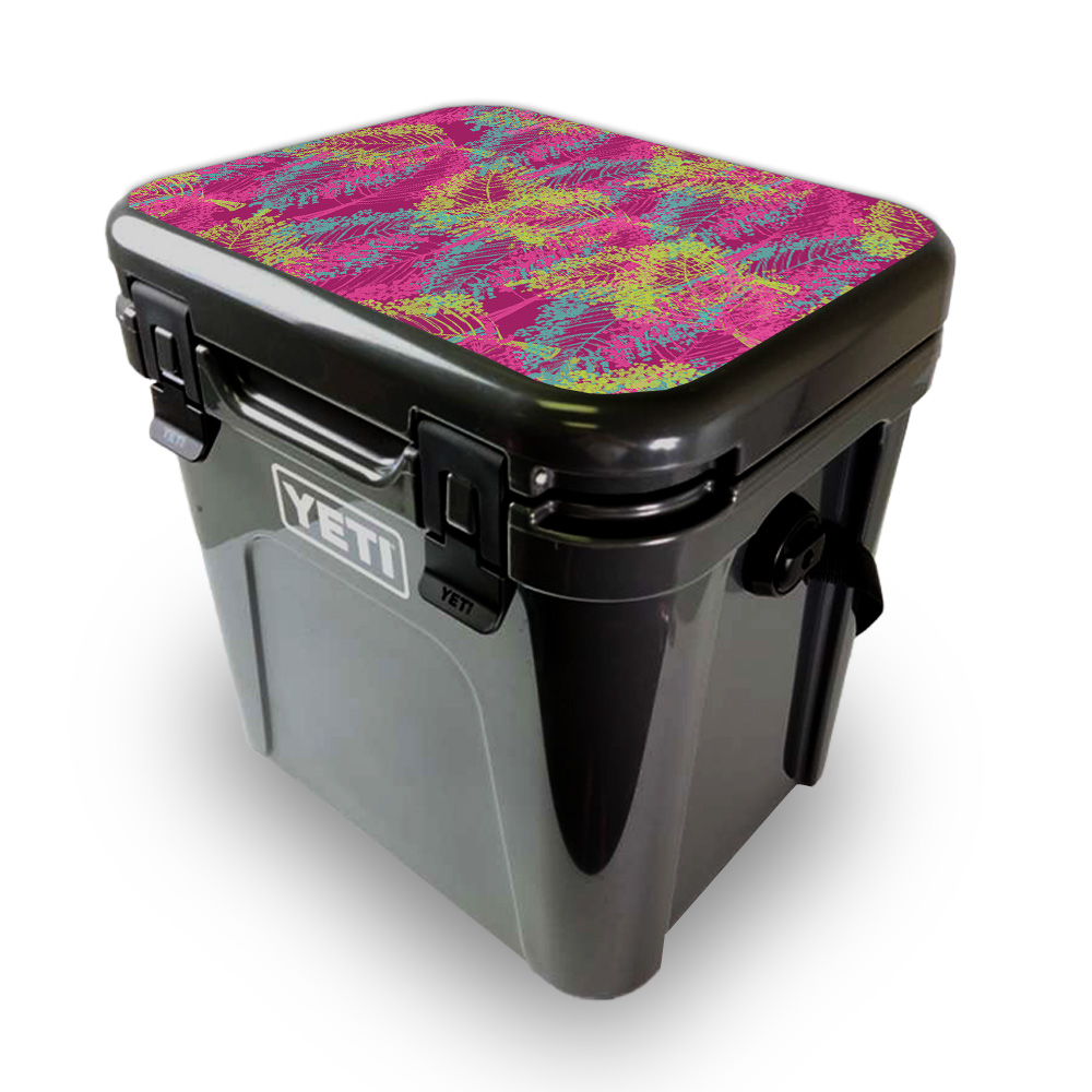 Picture of MightySkins YEROA24LID-Magenta Summer Skin for Yeti Roadie 24 Hard Cooler Lid - Magenta Summer