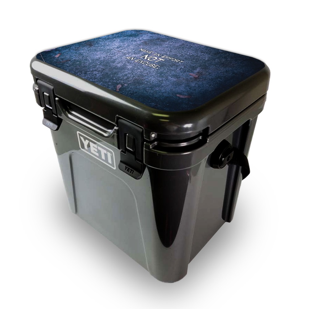 Picture of MightySkins YEROA24LID-Make An Effort Skin for Yeti Roadie 24 Hard Cooler Lid - Make an Effort