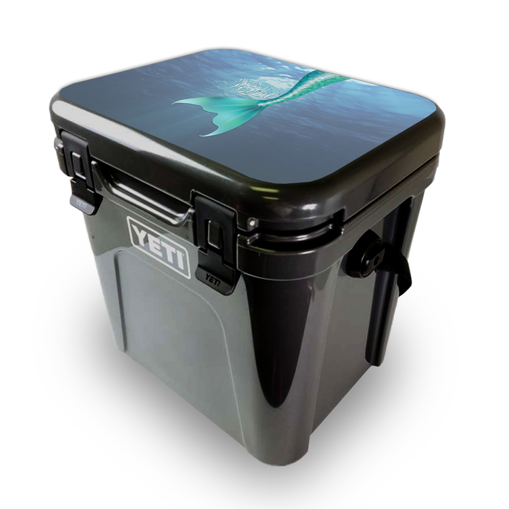 Picture of MightySkins YEROA24LID-Im Really A Mermaid Skin for Yeti Roadie 24 Hard Cooler Lid - Im Really A Mermaid