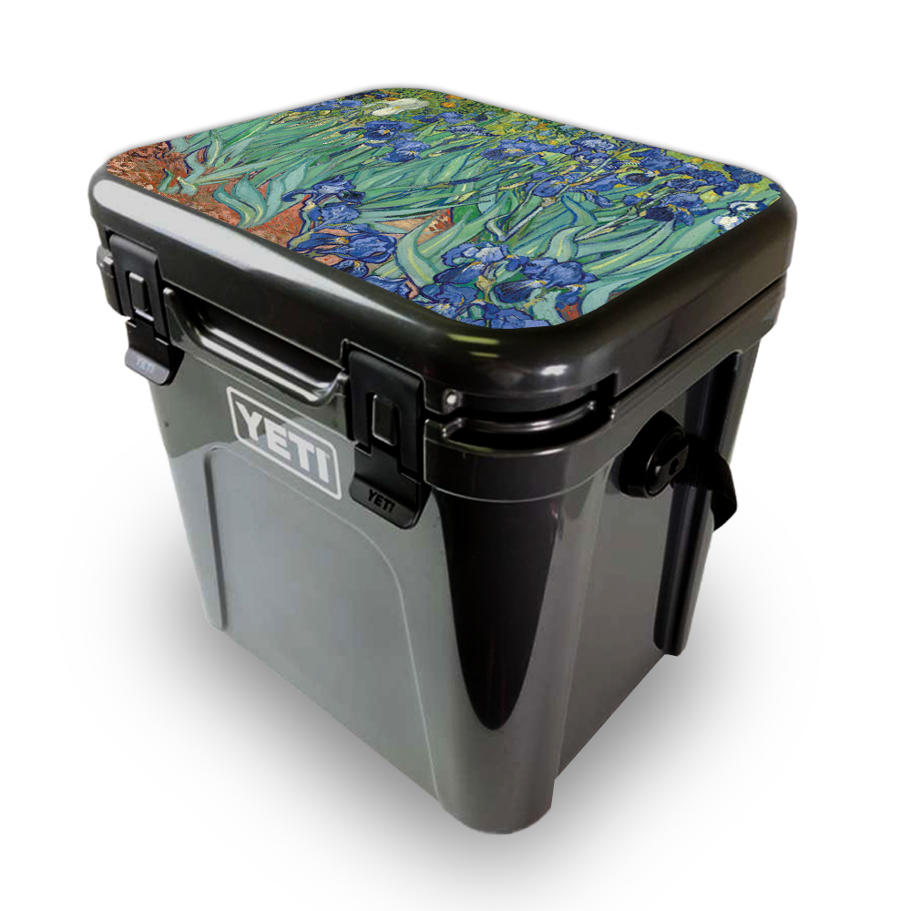 Picture of MightySkins YEROA24LID-Irises Skin for Yeti Roadie 24 Hard Cooler Lid - Irises