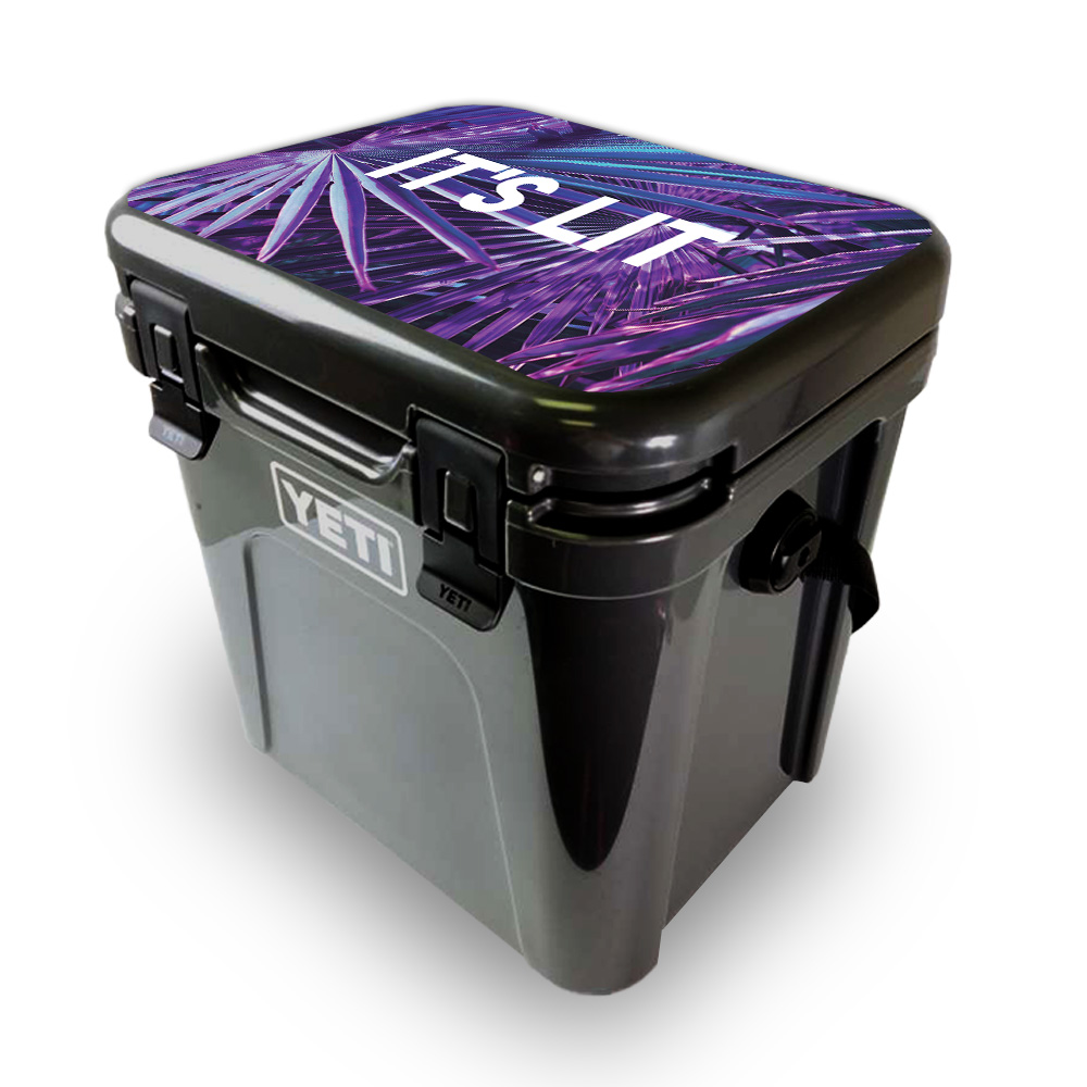 Picture of MightySkins YEROA24LID-Its Lit Skin for Yeti Roadie 24 Hard Cooler Lid - Its Lit
