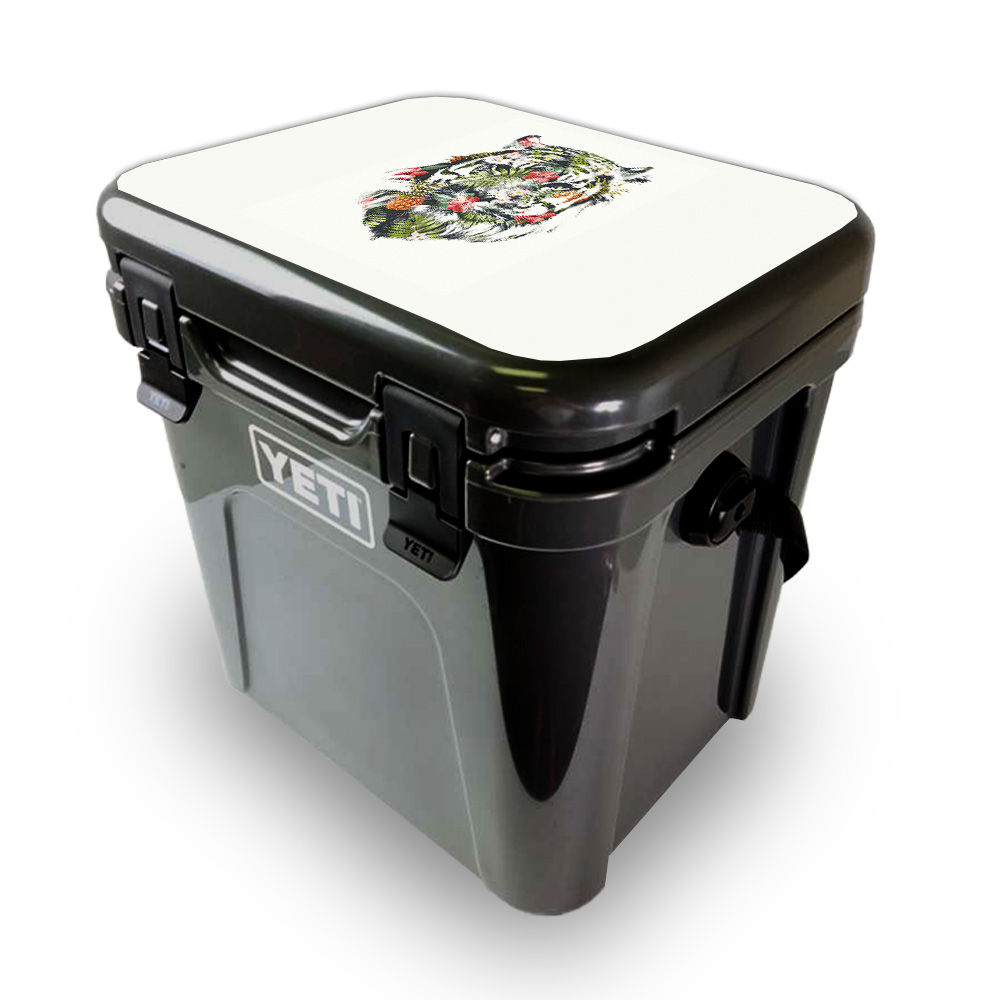 Picture of MightySkins YEROA24LID-Jungle Tiger Skin for Yeti Roadie 24 Hard Cooler Lid - Jungle Tiger