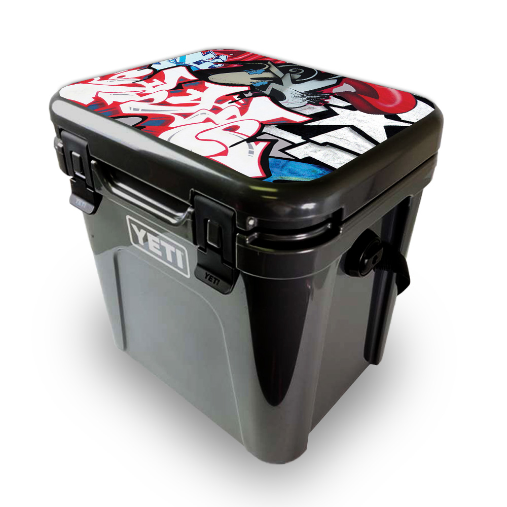 Picture of MightySkins YEROA24LID-Graffiti Mash Up Skin for Yeti Roadie 24 Hard Cooler Lid - Graffiti Mash Up