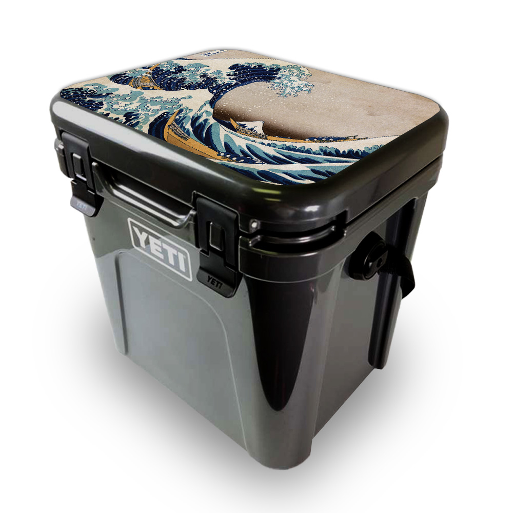 Picture of MightySkins YEROA24LID-Great Wave Of Kanagawa Skin for Yeti Roadie 24 Hard Cooler Lid - Great Wave of Kanagawa
