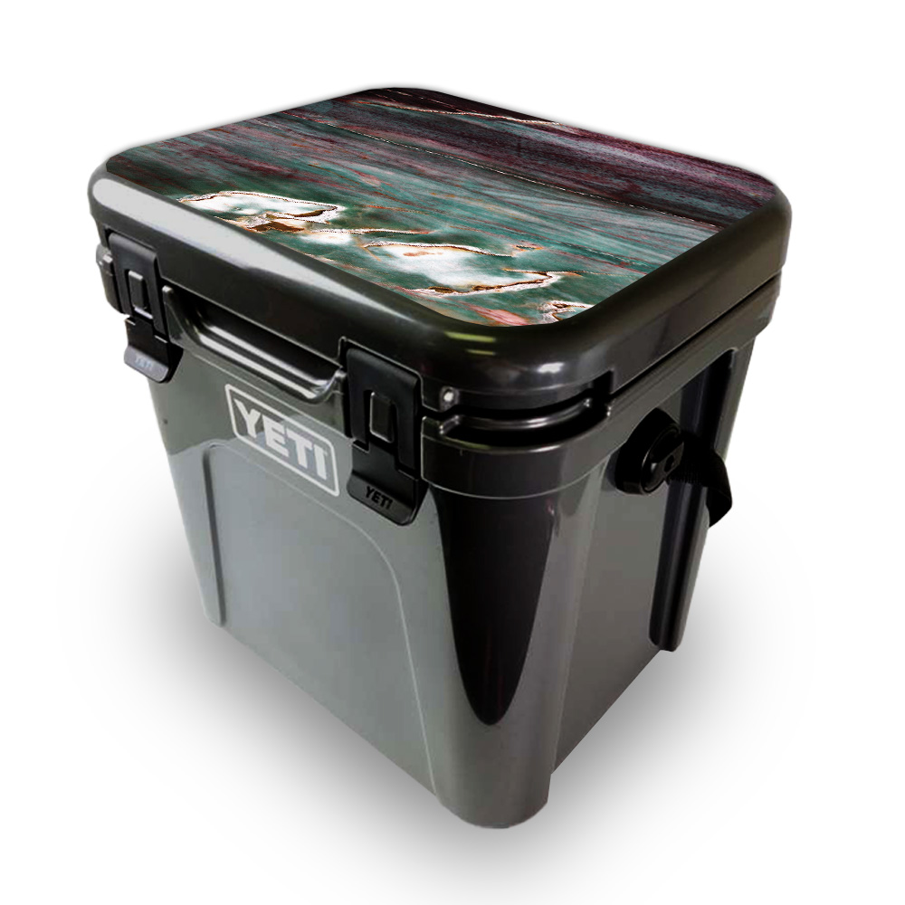 Picture of MightySkins YEROA24LID-Grunge Marble Skin for Yeti Roadie 24 Hard Cooler Lid - Grunge Marble