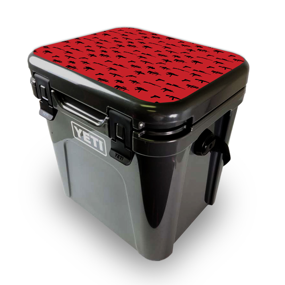 Picture of MightySkins YEROA24LID-Guns Skin for Yeti Roadie 24 Hard Cooler Lid - Guns