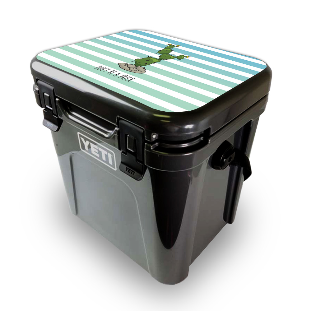 Picture of MightySkins YEROA24LID-Happy Cactus Skin for Yeti Roadie 24 Hard Cooler Lid - Happy Cactus