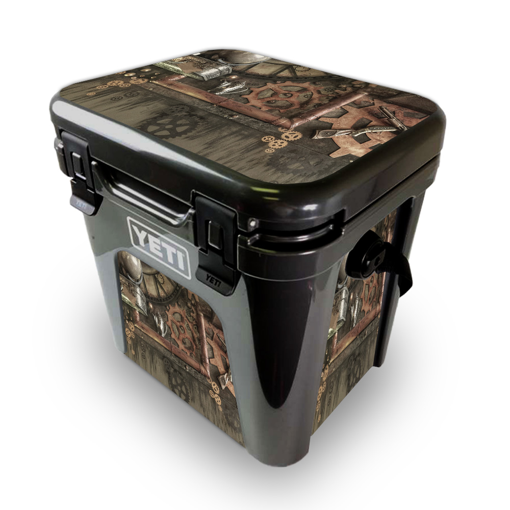 Picture of MightySkins YEROAD24-Steam Punk Room Skin for Yeti Roadie 24 Hard Cooler - Steam Punk Room