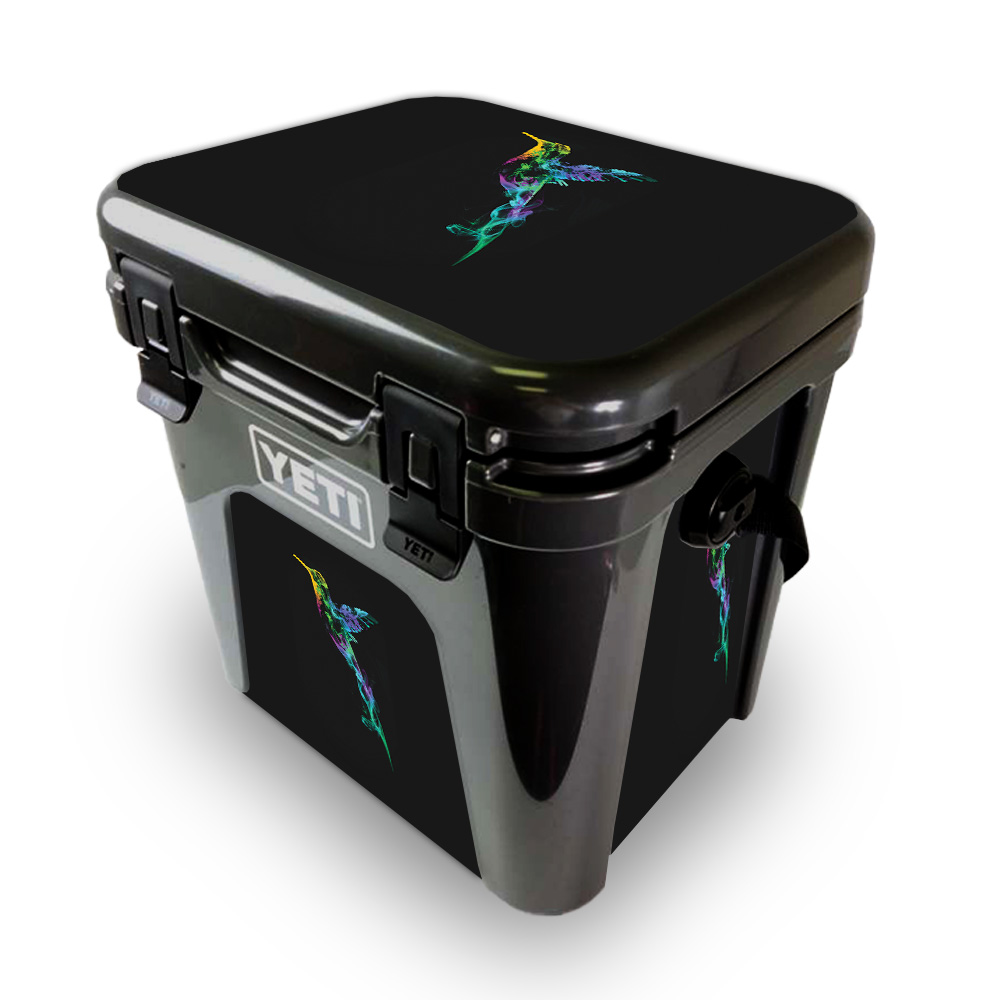 Picture of MightySkins YEROAD24-Strange Smoke Skin for Yeti Roadie 24 Hard Cooler - Strange Smoke
