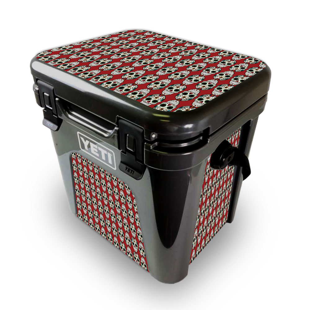 Picture of MightySkins YEROAD24-Sugar Skull Skin for Yeti Roadie 24 Hard Cooler - Sugar Skull