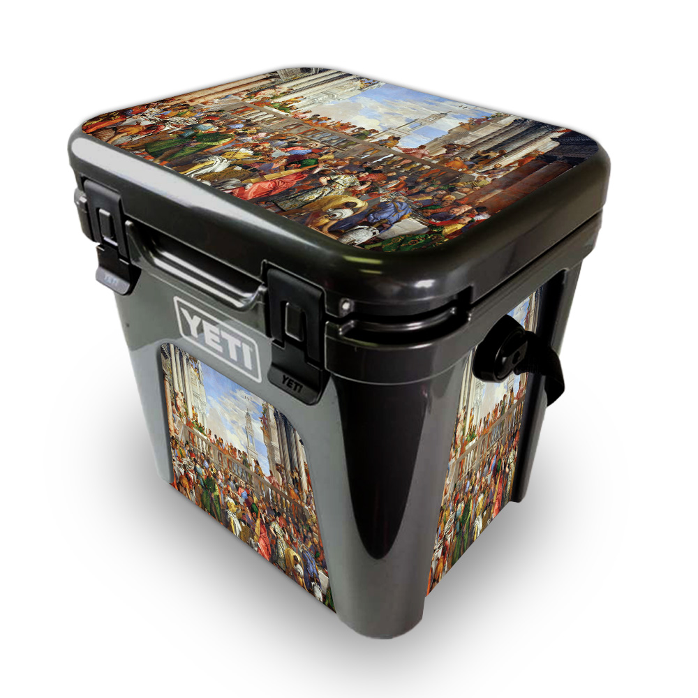 Picture of MightySkins YEROAD24-Wedding At Cana Skin for Yeti Roadie 24 Hard Cooler - Wedding At Cana