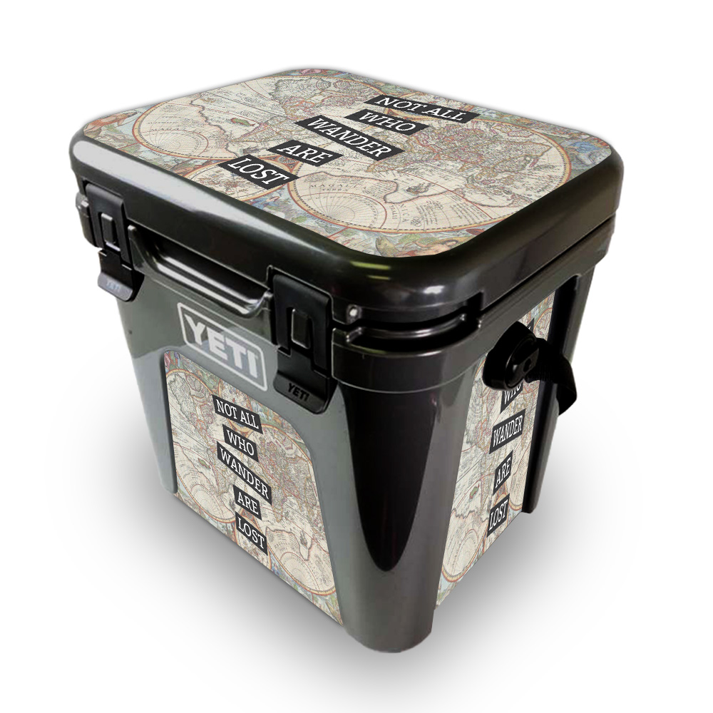 Picture of MightySkins YEROAD24-Who Wander Skin for Yeti Roadie 24 Hard Cooler - Who Wander