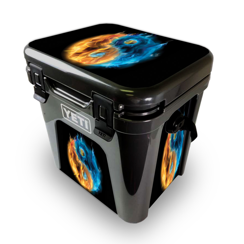 Picture of MightySkins YEROAD24-Yin And Yang Skin for Yeti Roadie 24 Hard Cooler - Yin & Yang