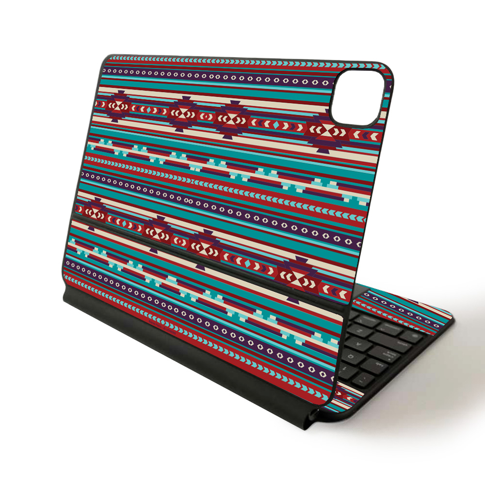Picture of MightySkins APIPSK1120-Southwest Stripes Skin for Apple Magic Keyboard & iPad Pro 11 in. 2020 - Southwest Stripes