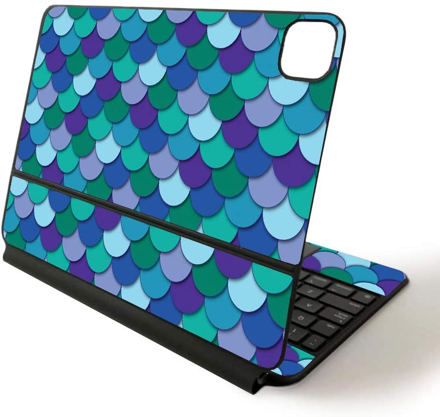 APIPSK1120-Blue Scales Skin for Apple Magic Keyboard & iPad Pro 11 in. 2020 - Blue Scales -  MightySkins