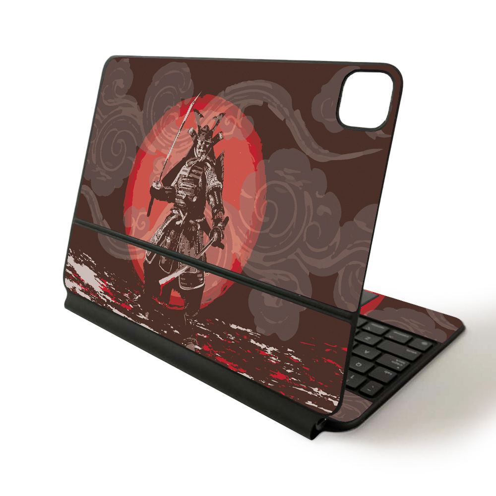 Picture of MightySkins APIPSK1120-Samurai Battle Skin for Apple Magic Keyboard & iPad Pro 11 in. 2020 - Samurai Battle