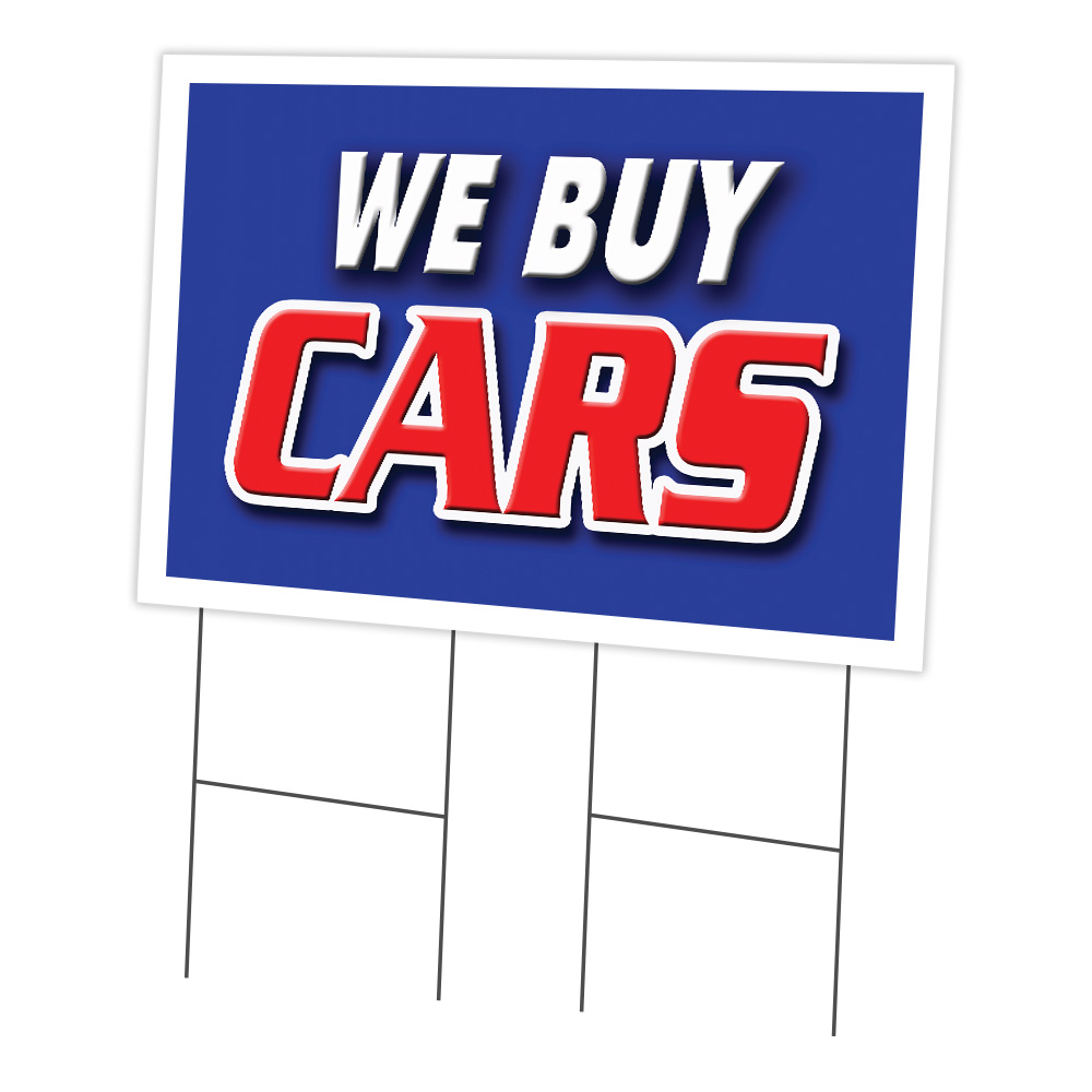 SignMission C-2436-DS-We Buy Cars