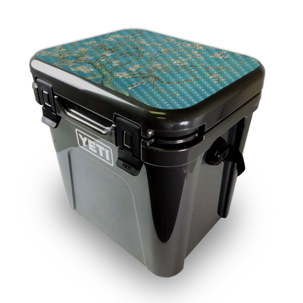 Picture of MightySkins YEROA24LID-Almond Blossom Skin for Yeti Roadie 24 Hard Cooler Lid - Almond Blossom