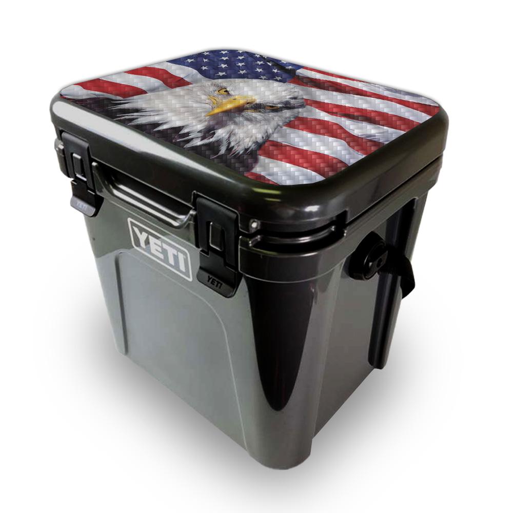 Picture of MightySkins YEROA24LID-America Strong Skin for Yeti Roadie 24 Hard Cooler Lid - America Strong