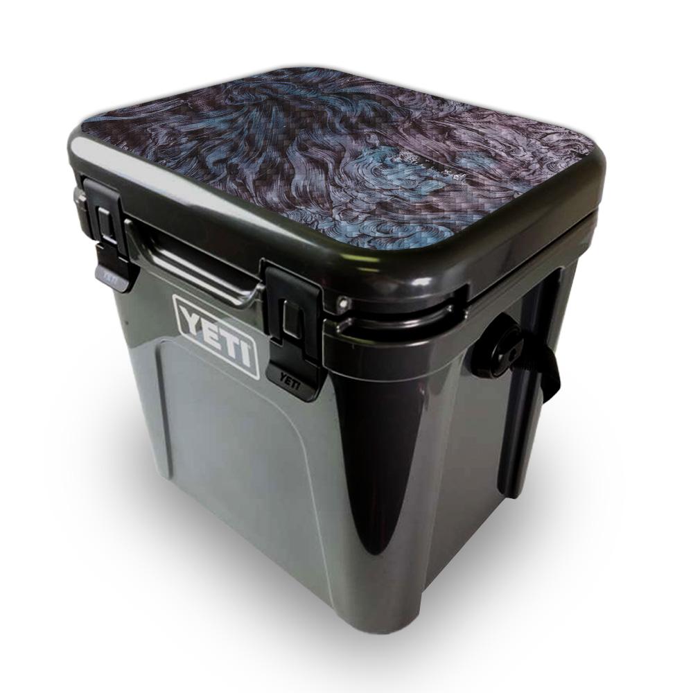 Picture of MightySkins YEROA24LID-Angry Ripple Skin for Yeti Roadie 24 Hard Cooler Lid - Angry Ripple