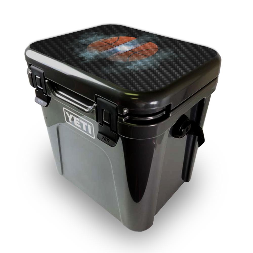 Picture of MightySkins YEROA24LID-Basketball Orb Skin for Yeti Roadie 24 Hard Cooler Lid - Basketball Orb