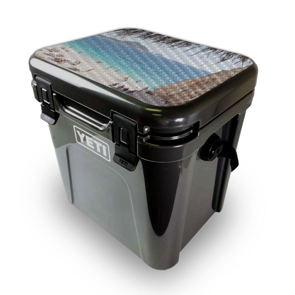 Picture of MightySkins YEROA24LID-Beach Vacation Skin for Yeti Roadie 24 Hard Cooler Lid - Beach Vacation