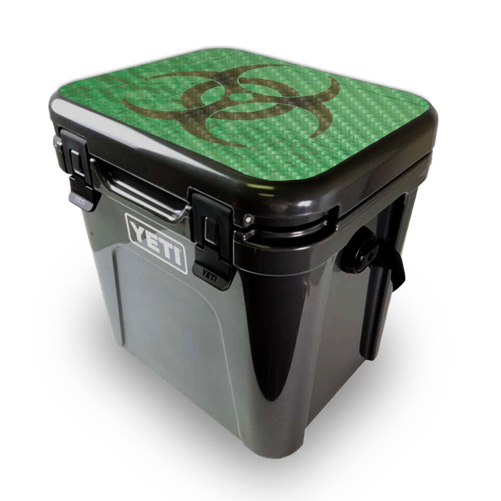 Picture of MightySkins YEROA24LID-Biohazard Skin for Yeti Roadie 24 Hard Cooler Lid - Biohazard