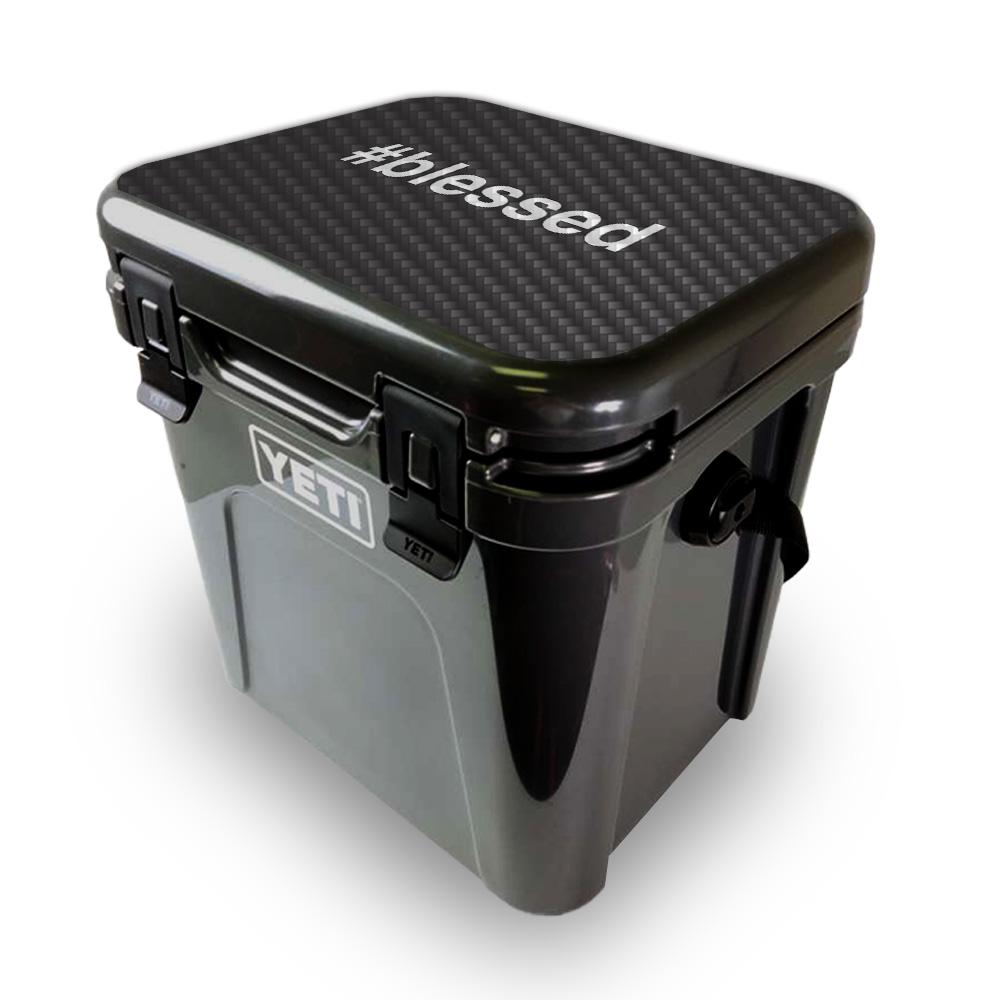 Picture of MightySkins YEROA24LID-Blessed Skin for Yeti Roadie 24 Hard Cooler Lid - Blessed