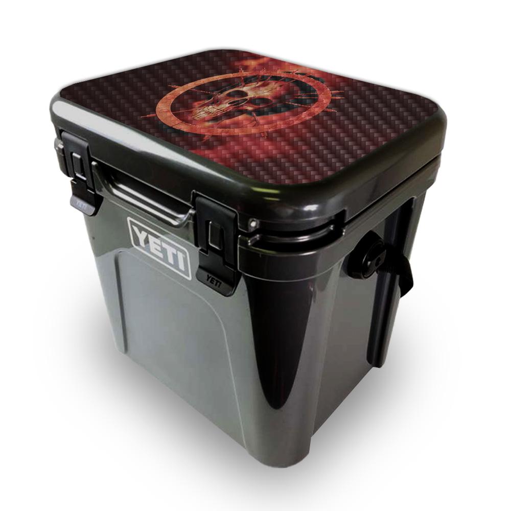 Picture of MightySkins YEROA24LID-Blood Ring Skin for Yeti Roadie 24 Hard Cooler Lid - Blood Ring