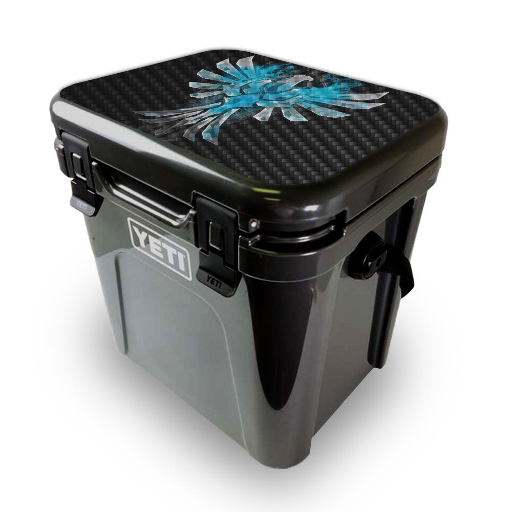 Picture of MightySkins YEROA24LID-Blue Reborn Skin for Yeti Roadie 24 Hard Cooler Lid - Blue Reborn