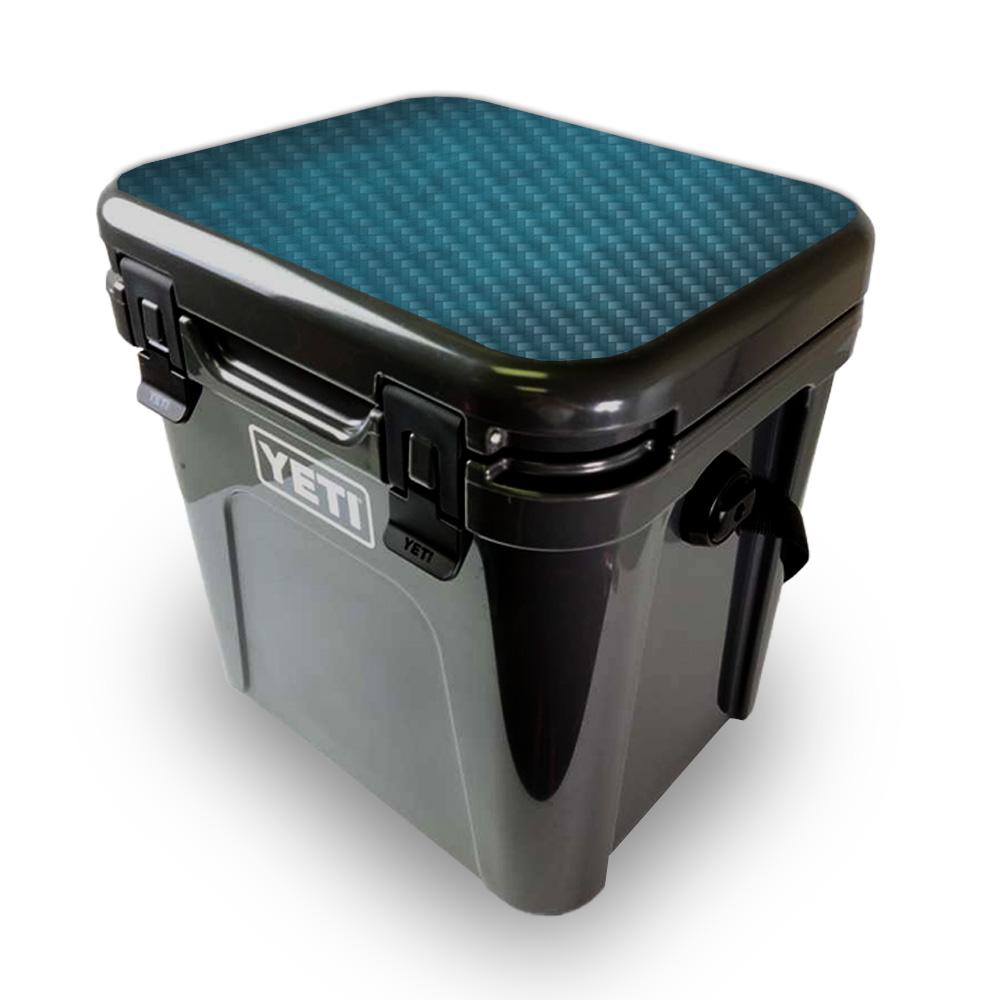 Picture of MightySkins YEROA24LID-Blue Strokes Skin for Yeti Roadie 24 Hard Cooler Lid - Blue Strokes