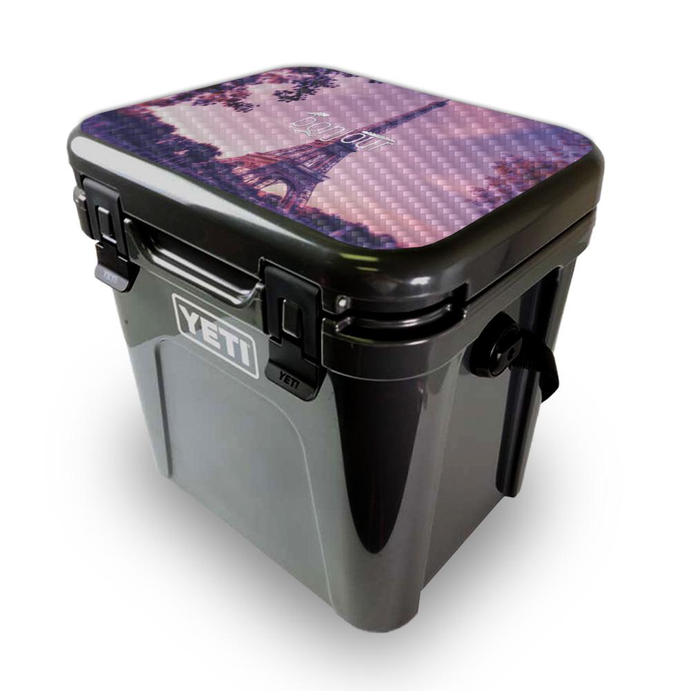 Picture of MightySkins YEROA24LID-Bonjour Skin for Yeti Roadie 24 Hard Cooler Lid - Bonjour