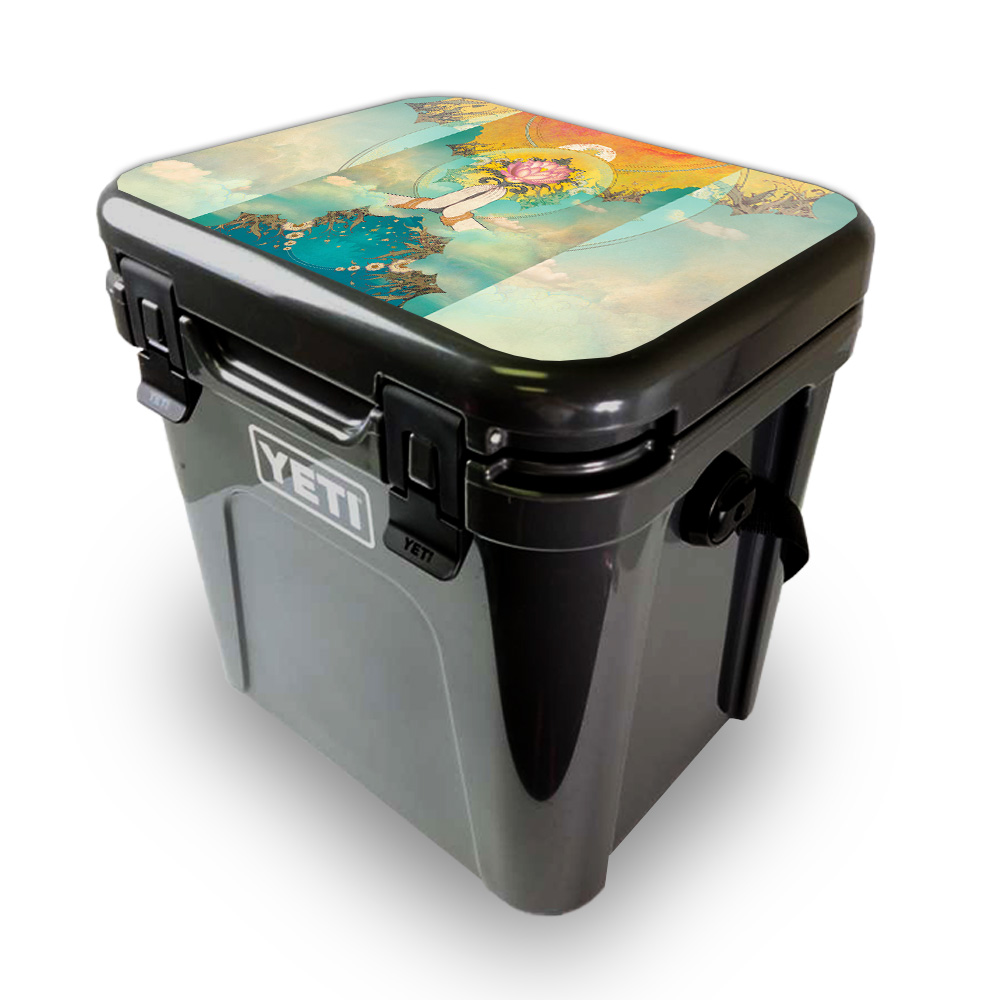 Picture of MightySkins YEROA24LID-Divine Offering Skin for Yeti Roadie 24 Hard Cooler Lid - Divine Offering