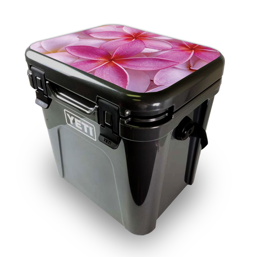 Picture of MightySkins YEROA24LID-Flowers Skin for Yeti Roadie 24 Hard Cooler Lid - Flowers