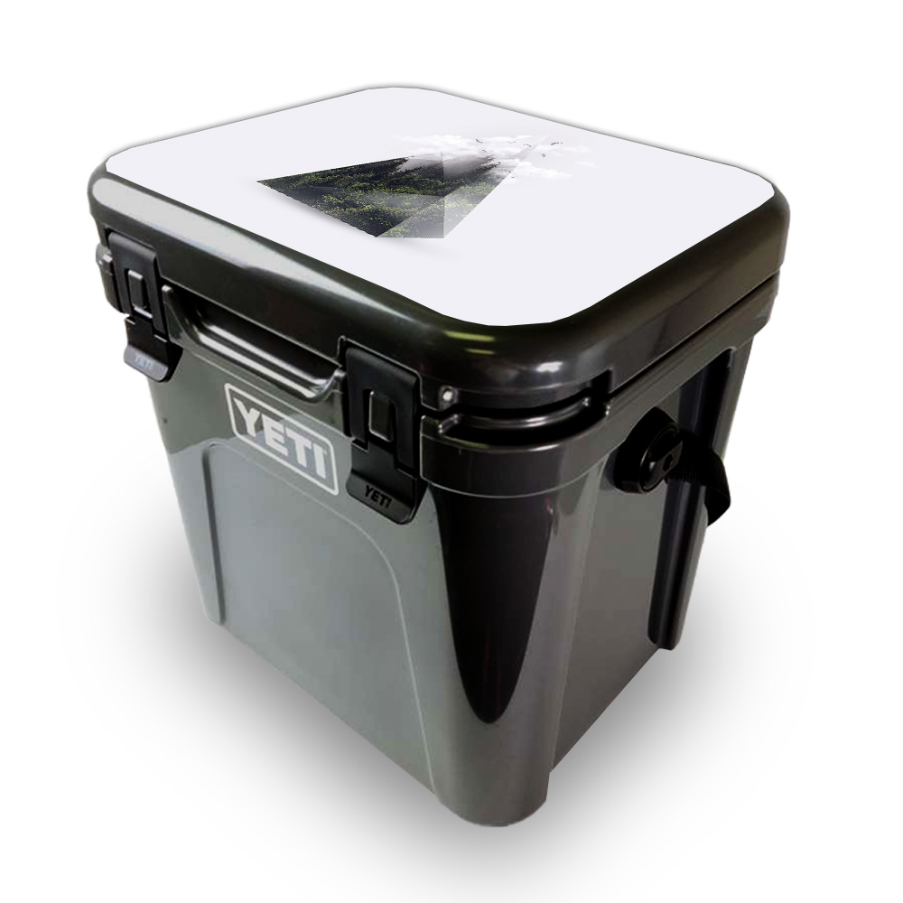 Picture of MightySkins YEROA24LID-Forest Triangle Skin for Yeti Roadie 24 Hard Cooler Lid - Forest Triangle