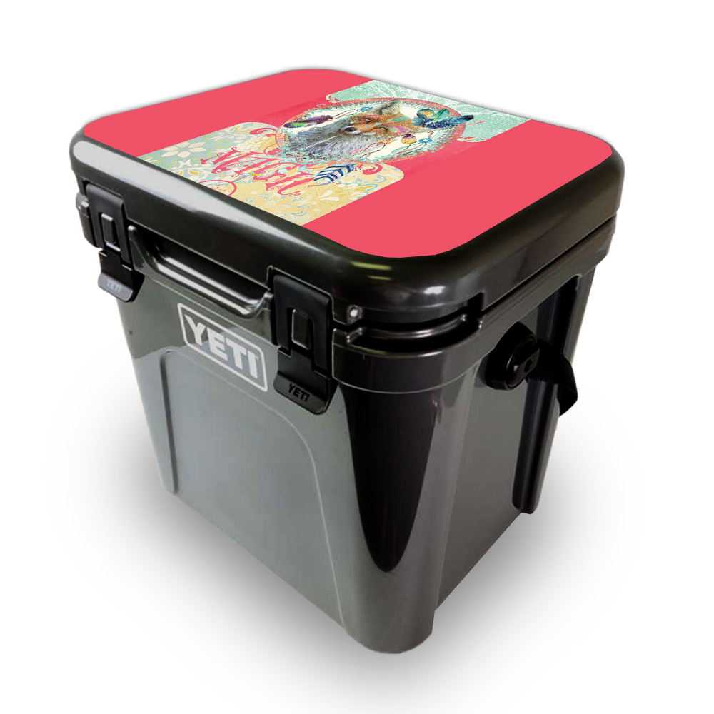 Picture of MightySkins YEROA24LID-Fox Magic Skin for Yeti Roadie 24 Hard Cooler Lid - Fox Magic
