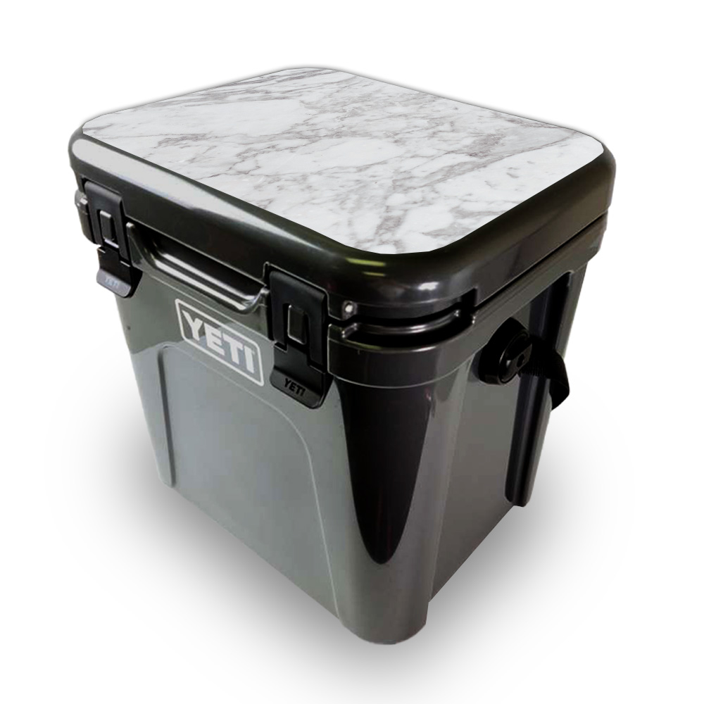 Picture of MightySkins YEROA24LID-Frost Marble Skin for Yeti Roadie 24 Hard Cooler Lid - Frost Marble