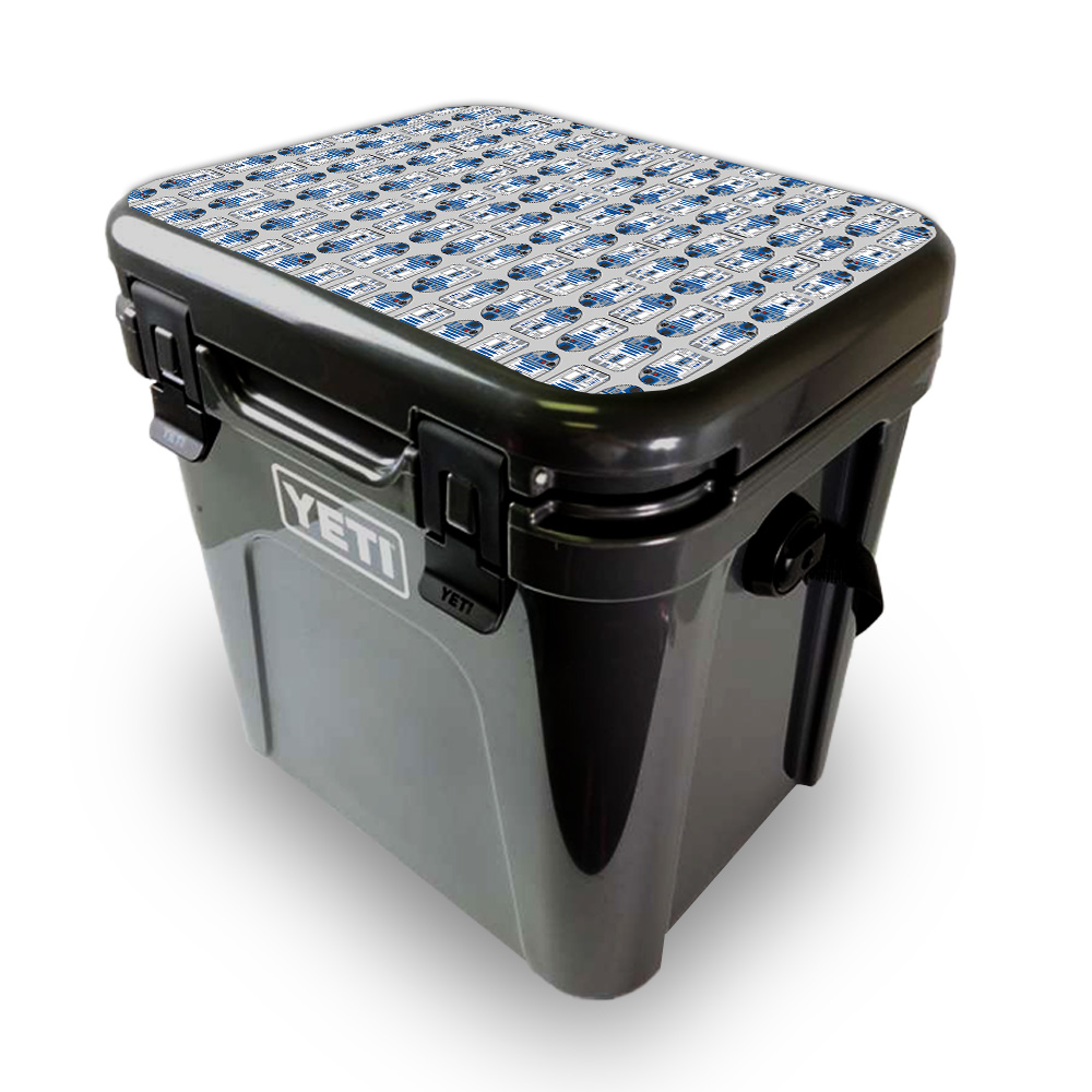 Picture of MightySkins YEROA24LID-Galaxy Bots Skin for Yeti Roadie 24 Hard Cooler Lid - Galaxy Bots