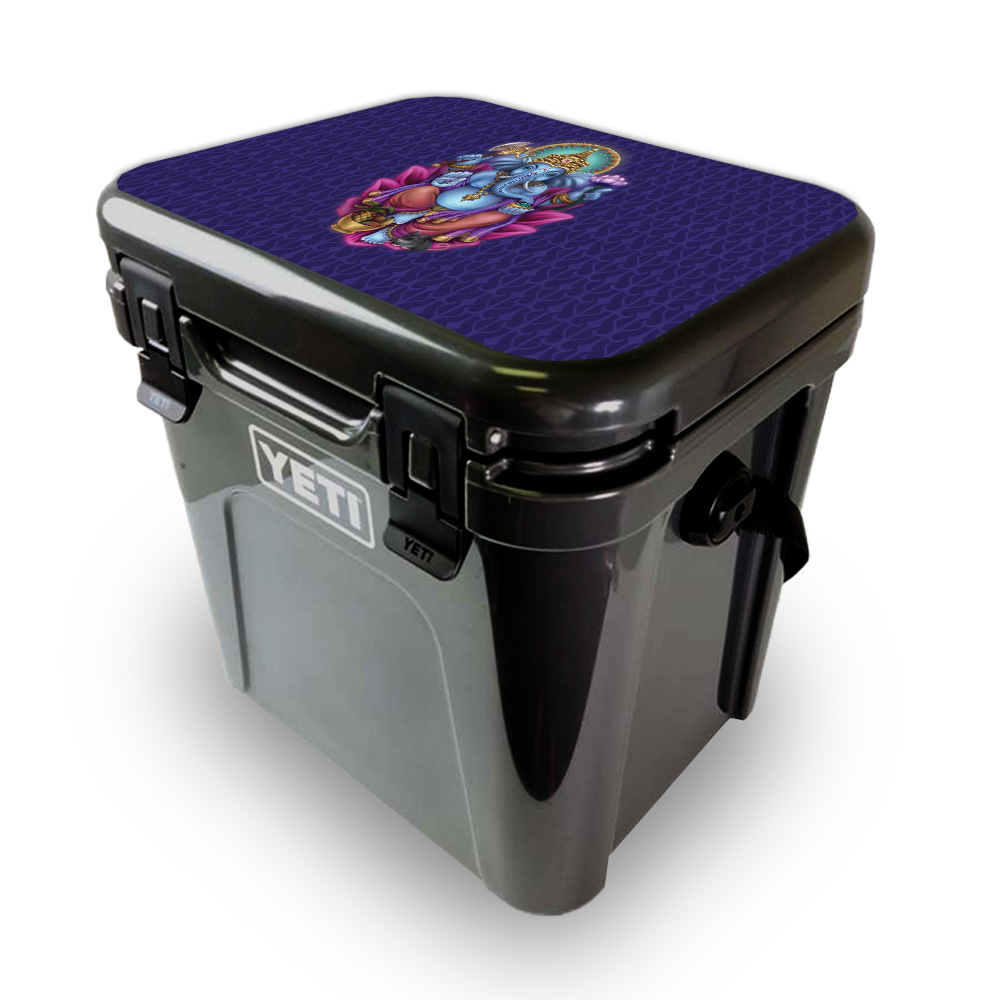Picture of MightySkins YEROA24LID-Ganesha Elephant Skin for Yeti Roadie 24 Hard Cooler Lid - Ganesha Elephant