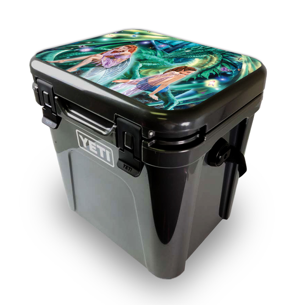 Picture of MightySkins YEROA24LID-Gemini Fairies Skin for Yeti Roadie 24 Hard Cooler Lid - Gemini Fairies