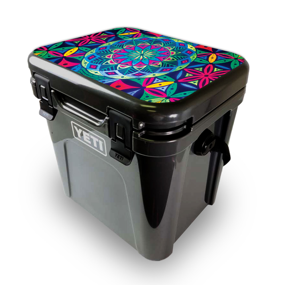 Picture of MightySkins YEROA24LID-Geo Garden Skin for Yeti Roadie 24 Hard Cooler Lid - Geo Garden