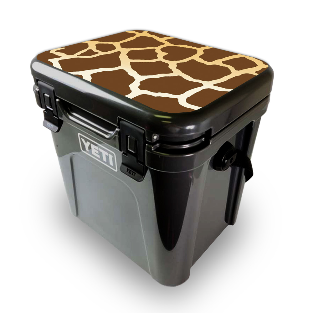 Picture of MightySkins YEROA24LID-Giraffe Skin for Yeti Roadie 24 Hard Cooler Lid - Giraffe