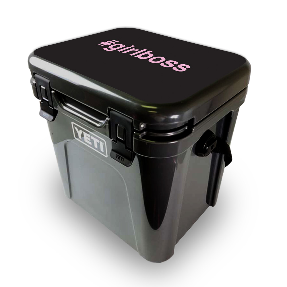 Picture of MightySkins YEROA24LID-Girl Boss Skin for Yeti Roadie 24 Hard Cooler Lid - Girl Boss