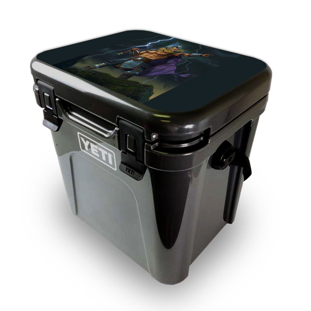 Picture of MightySkins YEROA24LID-God Of Thunder Skin for Yeti Roadie 24 Hard Cooler Lid - God of Thunder