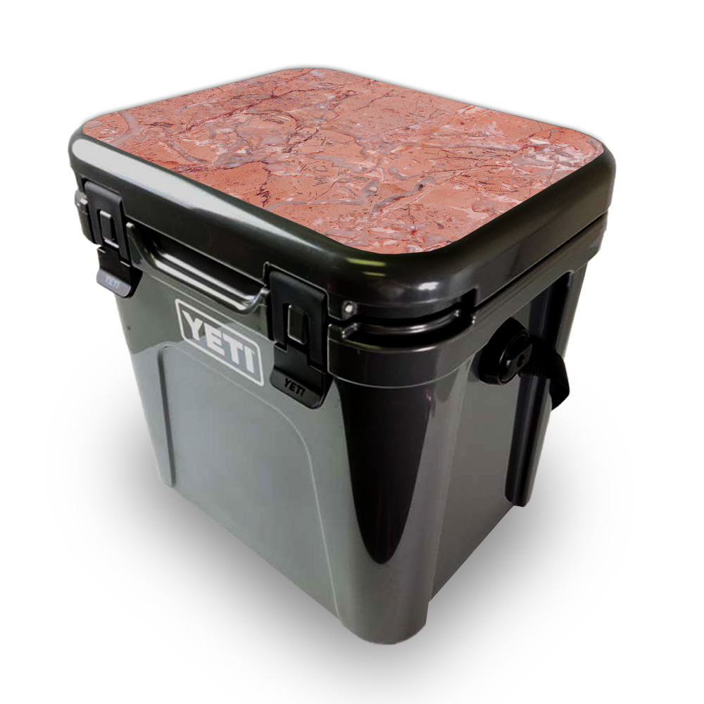 YEROA24LID-Pink Marble Skin for Yeti Roadie 24 Hard Cooler Lid - Pink Marble -  MightySkins